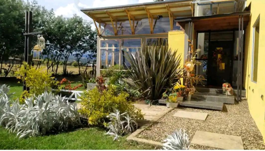 Villa Amonita Casa Campestre, Via Tunja Paipa Exterior foto